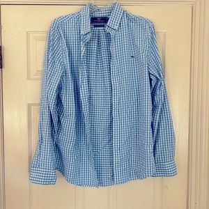 Vineyard Vines Blue Checkered Skirt